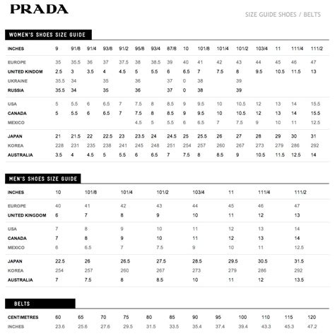 prada sizing chart|Prada dress size chart.